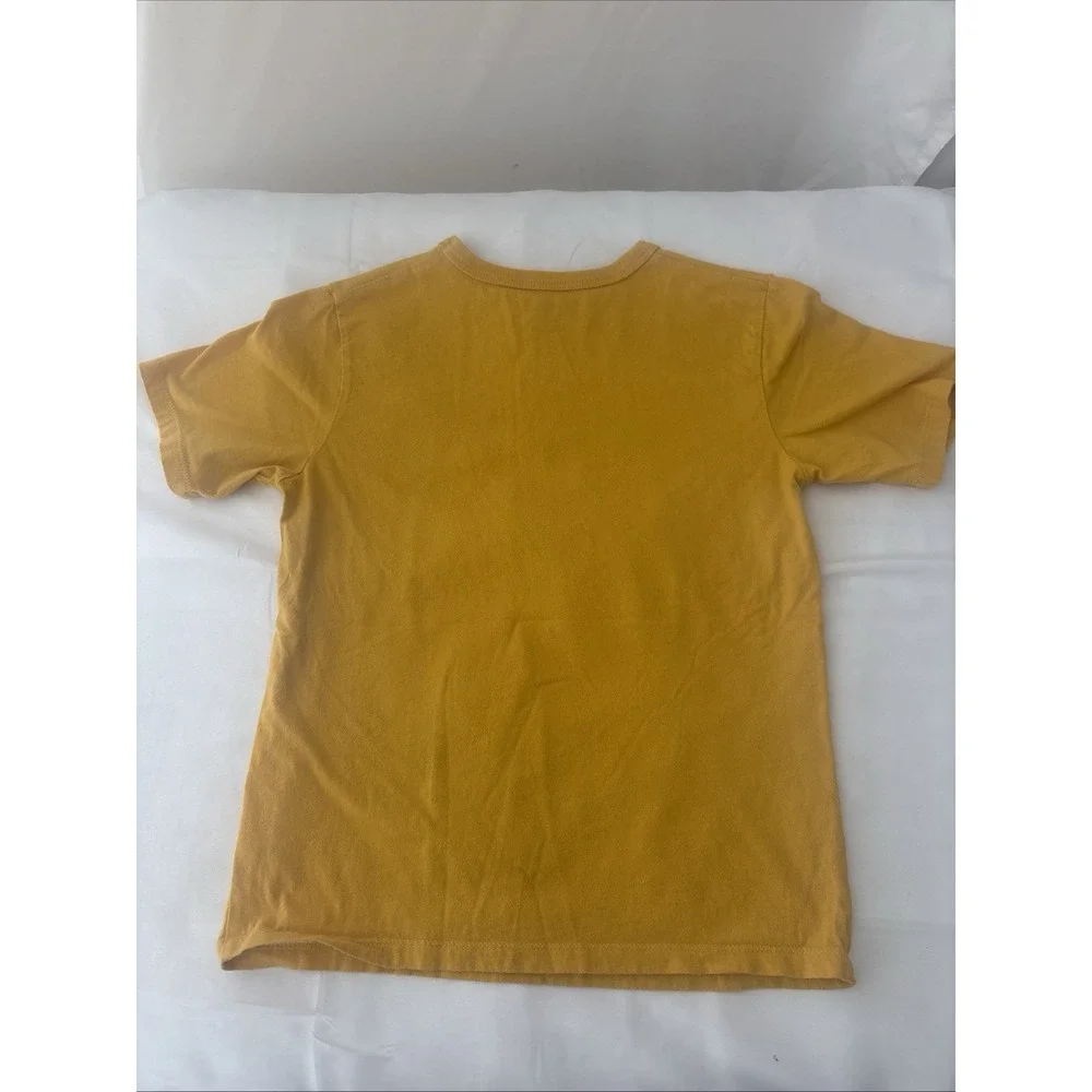 Children's Place Boys Major Skills Baseball Shirt Yellow Size M 7/8 EUC